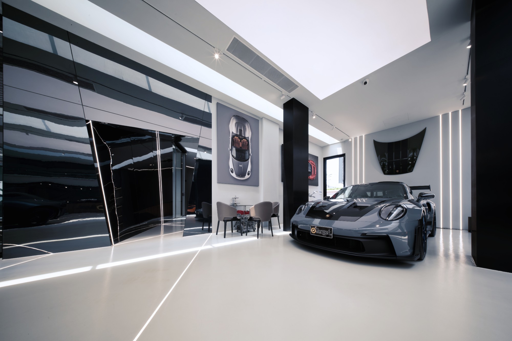 Inside the Target Car Center showroom on Rama III, Bangkok